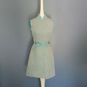 Beautiful 60s mod boho modern chic mini dress